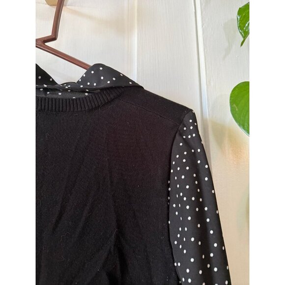 Adrianna Papell women’s size large polka dot blouse - Picture 8 of 8